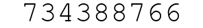 Number 734388766.