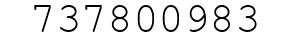 Number 737800983.