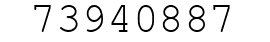 Number 73940887.