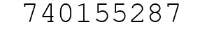 Number 740155287.