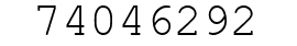 Number 74046292.