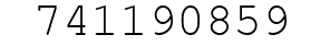 Number 741190859.