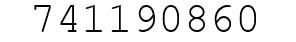 Number 741190860.