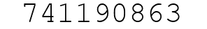 Number 741190863.