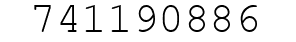 Number 741190886.