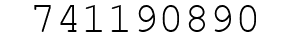 Number 741190890.