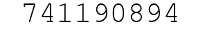 Number 741190894.