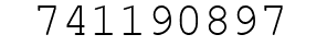 Number 741190897.