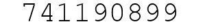 Number 741190899.
