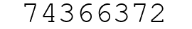 Number 74366372.