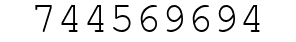 Number 744569694.