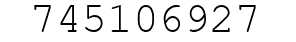 Number 745106927.