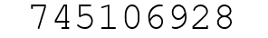 Number 745106928.