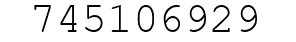 Number 745106929.