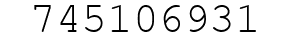 Number 745106931.