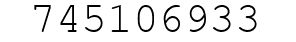 Number 745106933.