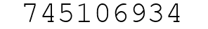 Number 745106934.