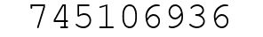 Number 745106936.