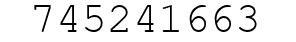 Number 745241663.