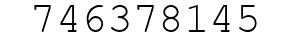 Number 746378145.