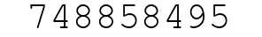 Number 748858495.