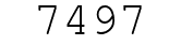 Number 7497.