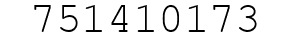 Number 751410173.