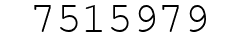 Number 7515979.