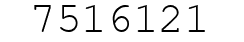Number 7516121.