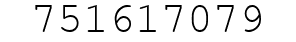 Number 751617079.