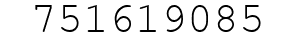 Number 751619085.