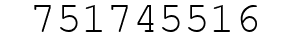 Number 751745516.