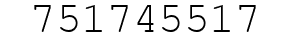 Number 751745517.