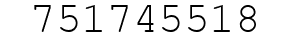 Number 751745518.
