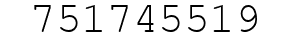 Number 751745519.