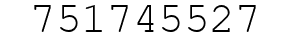 Number 751745527.