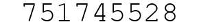 Number 751745528.