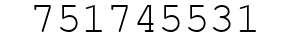Number 751745531.