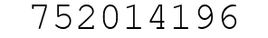 Number 752014196.