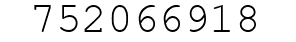 Number 752066918.
