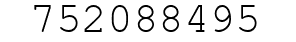 Number 752088495.