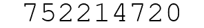 Number 752214720.