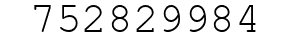 Number 752829984.