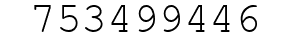 Number 753499446.
