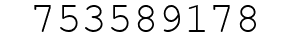 Number 753589178.