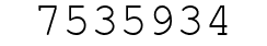 Number 7535934.