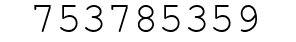 Number 753785359.