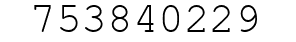 Number 753840229.