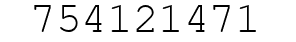 Number 754121471.