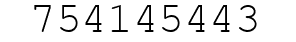 Number 754145443.